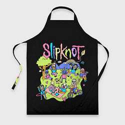 Фартук кулинарный Slipknot cuties, цвет: 3D-принт