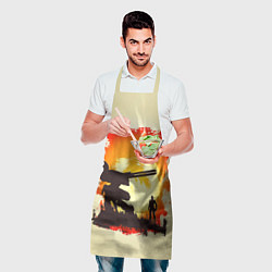 Фартук кулинарный Снейк и Метал Гир, цвет: 3D-принт — фото 2