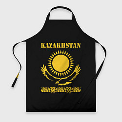 Фартук кулинарный KAZAKHSTAN Казахстан, цвет: 3D-принт