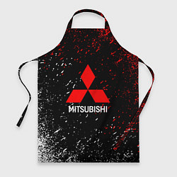 Фартук кулинарный Mitsubishi Logo auto, цвет: 3D-принт