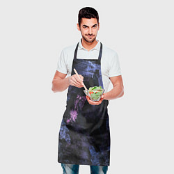 Фартук кулинарный Синий милитари, цвет: 3D-принт — фото 2