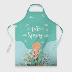 Фартук кулинарный Hello spring, цвет: 3D-принт