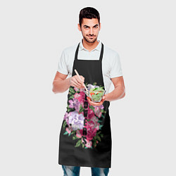 Фартук кулинарный Букет цветов, цвет: 3D-принт — фото 2