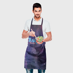 Фартук кулинарный Владик - Мировой Человек, цвет: 3D-принт — фото 2
