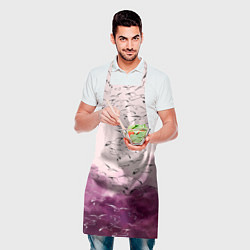 Фартук кулинарный Птицы на небе, цвет: 3D-принт — фото 2