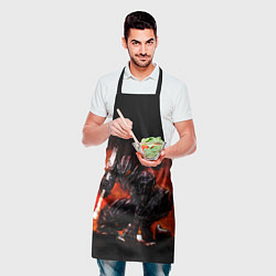Фартук кулинарный ГАТС В ДОСПЕХАХ БЕРСЕРК, цвет: 3D-принт — фото 2
