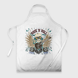 Фартук кулинарный ROCKNROLL музыкант, цвет: 3D-принт