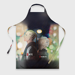 Фартук кулинарный Токийские мстители - Майки и Дракен, цвет: 3D-принт