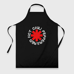 Фартук кулинарный Red Hot Chili Peppers Rough Logo, цвет: 3D-принт