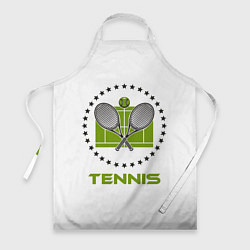 Фартук кулинарный TENNIS Теннис, цвет: 3D-принт
