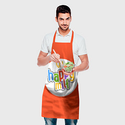 Фартук кулинарный HAPPY MILF, цвет: 3D-принт — фото 2