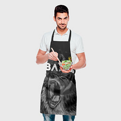 Фартук кулинарный Влад Россия Медведь, цвет: 3D-принт — фото 2