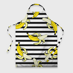 Фартук кулинарный Banana pattern Summer, цвет: 3D-принт