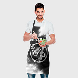 Фартук кулинарный Bastille - КОТ - Краска, цвет: 3D-принт — фото 2