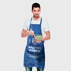 Фартук кулинарный Atletico Madrid FC 1, цвет: 3D-принт — фото 2