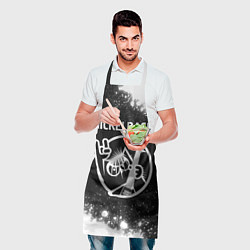 Фартук кулинарный Nickelback КОТ Брызги, цвет: 3D-принт — фото 2