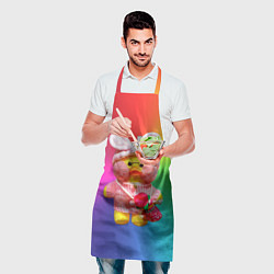 Фартук кулинарный Утя Лалафанфан в очках и с сумочкой, цвет: 3D-принт — фото 2
