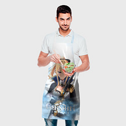 Фартук кулинарный Геншин Джинн, цвет: 3D-принт — фото 2
