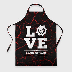 Фартук кулинарный Gears of War Love Классика, цвет: 3D-принт