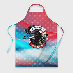 Фартук кулинарный Американский орел USA, цвет: 3D-принт