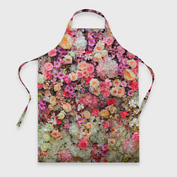 Фартук кулинарный MILLION MULTICOLORED FLOWERS, цвет: 3D-принт