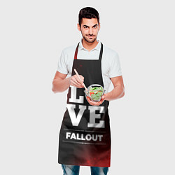 Фартук кулинарный Fallout Love Классика, цвет: 3D-принт — фото 2