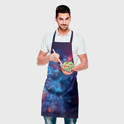 Фартук кулинарный Космический Коралловый Риф, цвет: 3D-принт — фото 2