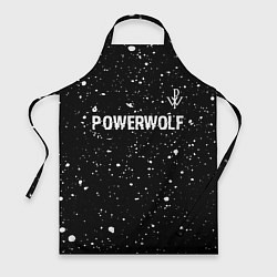 Фартук кулинарный Powerwolf Glitch на темном фоне, цвет: 3D-принт