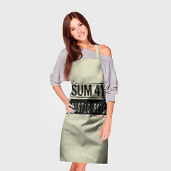 Фартук кулинарный Sum 41 - The Acoustics Full Album, цвет: 3D-принт — фото 2