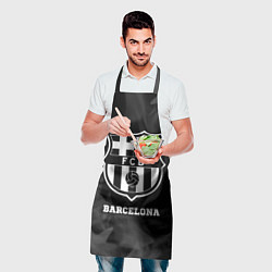 Фартук кулинарный Barcelona Sport на темном фоне, цвет: 3D-принт — фото 2