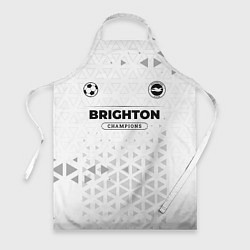 Фартук кулинарный Brighton Champions Униформа, цвет: 3D-принт