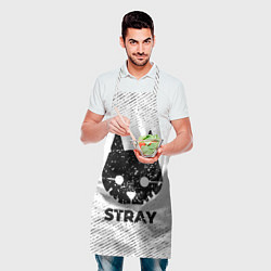 Фартук кулинарный Stray с потертостями на светлом фоне, цвет: 3D-принт — фото 2