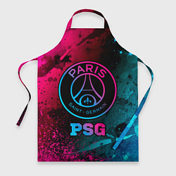 Фартук кулинарный PSG - neon gradient, цвет: 3D-принт