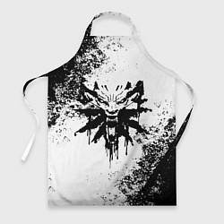 Фартук кулинарный The Witcher логотип и краска, цвет: 3D-принт