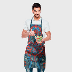 Фартук кулинарный Робот-монстр, цвет: 3D-принт — фото 2