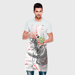 Фартук кулинарный Metal gear rising blood, цвет: 3D-принт — фото 2