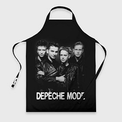 Фартук кулинарный Depeche Mode - black & white portrait, цвет: 3D-принт