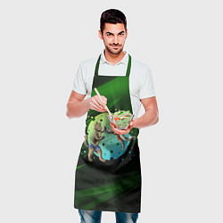 Фартук кулинарный Кошачий бой - карате, цвет: 3D-принт — фото 2
