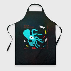 Фартук кулинарный Half an Octopuss - The Cure, цвет: 3D-принт