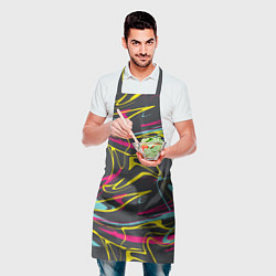 Фартук кулинарный Яркая палитра художника, цвет: 3D-принт — фото 2