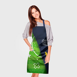 Фартук кулинарный Bayer 04 football field, цвет: 3D-принт — фото 2