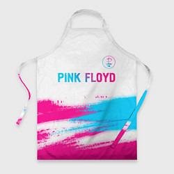 Фартук Pink Floyd neon gradient style: символ сверху