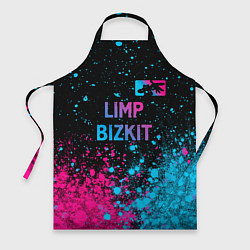 Фартук Limp Bizkit - neon gradient: символ сверху