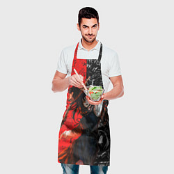 Фартук кулинарный Митака демон войн - Человек бензопила, цвет: 3D-принт — фото 2