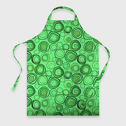 Фартук Ярко-зеленый неоновый абстрактный узор
