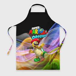 Фартук кулинарный Super Mario Odyssey - Hero turtle Koopa Troopa, цвет: 3D-принт
