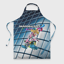 Фартук кулинарный Принцесса Персик гонщица - Mario Kart 8 Deluxe, цвет: 3D-принт