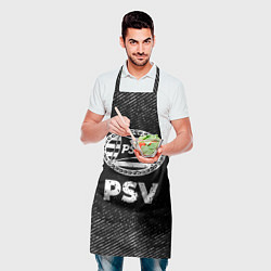 Фартук кулинарный PSV с потертостями на темном фоне, цвет: 3D-принт — фото 2