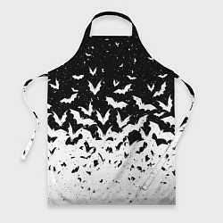 Фартук кулинарный Black and white bat pattern, цвет: 3D-принт