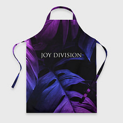 Фартук кулинарный Joy Division neon monstera, цвет: 3D-принт